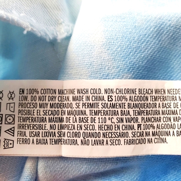 COOL ☆ CLOUD DYED ☆ DENIM SKIRT ☆ 3x ☆ NWT - Picture 5 of 8